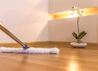 Pulire il pavimento di parquet con metodi naturali parquet