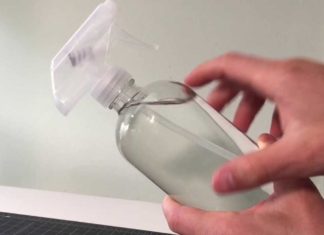 Detersivo spray per le pulizie di casa, fai da te Bottiglia detersivo spray