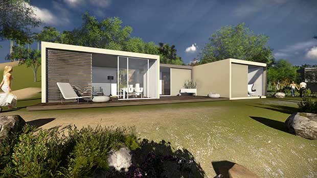 Abitazioni prodotte con scarti e rifiuti di aziende Abitazioni dagli scarti